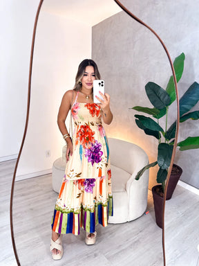 Vestido Violeta Longo